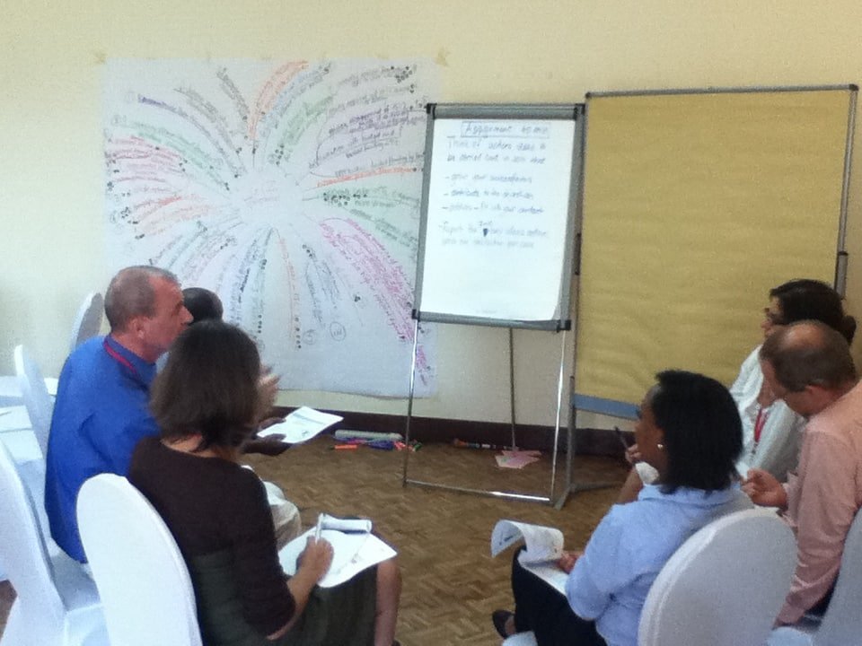 Staff of GIZ in Tanzania focussed on Appreciative Country Planning